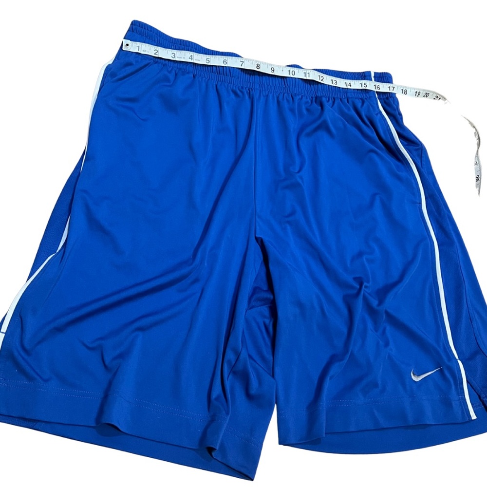 Nike Men’s Fit Dry Basketball Shorts‎ XLG Blue Drawstring Athletic - Picture 4 of 10